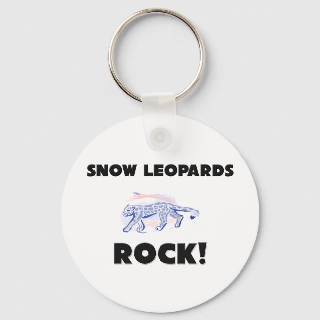 Porte-clés Rocher des léopards des neiges (Recto)