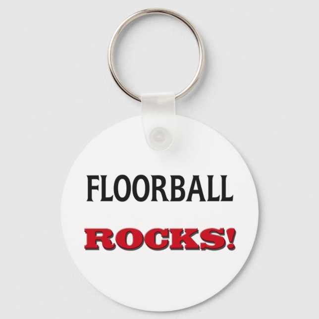Porte-clés Rochers de Floorball (Recto)