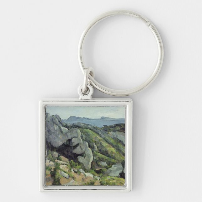 Porte-clés Roches de Paul Cezanne | chez L'Estaque, 1879-82 (Devant)