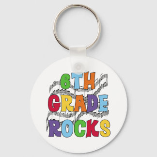 Porte-clés Roches multicolores de 6e année
