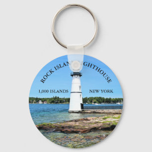 Porte-clés Rock Island Lighthouse, New York Porte - clé