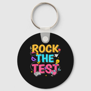 Porte-clés Rock Le Test Motivational Test Day Pour Enseignant