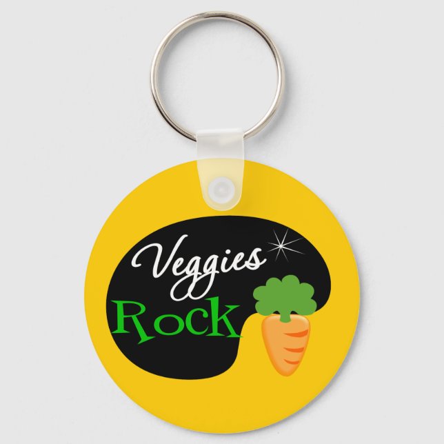 Porte-clés Rock légume (Recto)