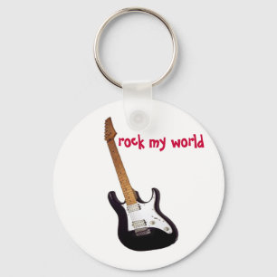 Porte-clés rock my world keychain