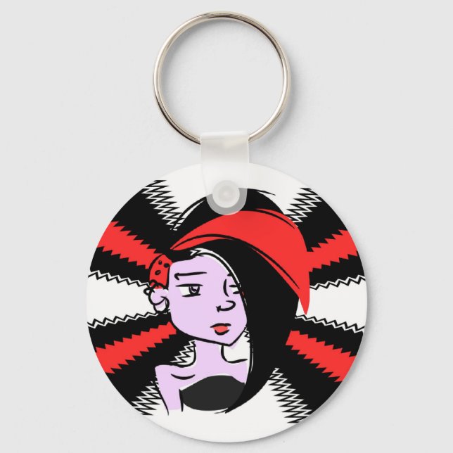 Porte-clés Rock 'N Roll Girls Keychain (Recto)