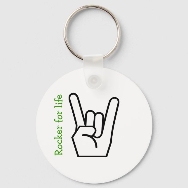 Porte-clés Rock Star (Recto)