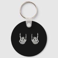 Rock Star Rock Skeleton Hands Rocker Funny Hall
