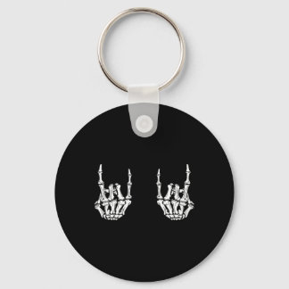 Porte-clés Rock Star Rock Skeleton Hands Rockfun Hallow