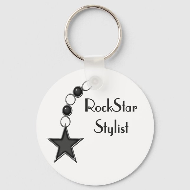 Porte-clés Rock Star Styliste (Recto)
