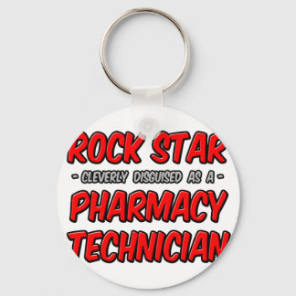 Porte-clés Rock Star .. Technicien en pharmacie