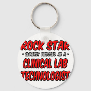 Porte-clés Rock Star .. Technologue en laboratoire clinique