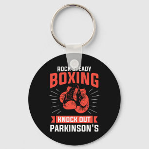Porte-clés Rock Steady Boxing Frapper la boîte de Parkinson