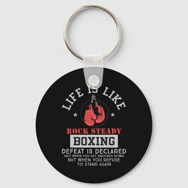 Porte-clés Rock Steady Boxing Parkinson's 2 (Recto)
