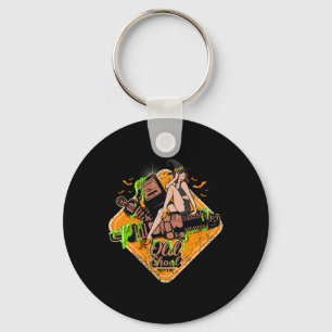 Porte-clés Rockabilly Pin-up Girl Witch Rock Musique Hallowee