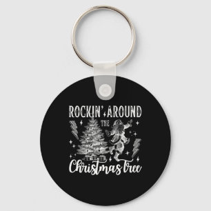 Porte-clés Rockin' Autour De L'Arbre De Noël Dansant Père Noë