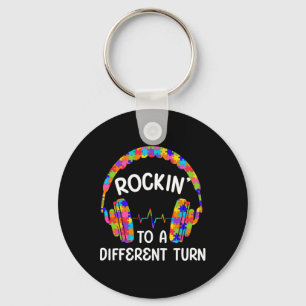 Porte-clés Rockin' To A Different Tune Autiste Gamer Autisme