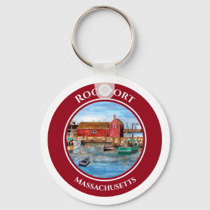 Porte-clés Rockport Harbour Massachusetts Nouvelle-Angleterre