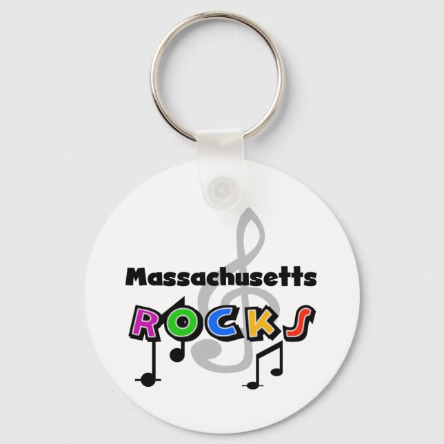 Porte-clés Rocks du Massachusetts (Recto)