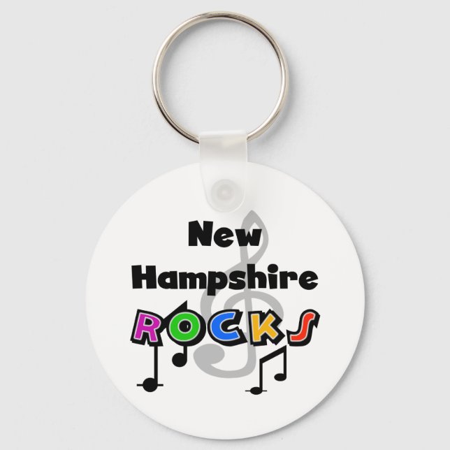 Porte-clés Rocks du New Hampshire (Recto)