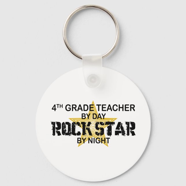 Porte-clés Rockstar par nuit - 4e année (Recto)