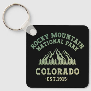 Porte-clés Rocky Mountain National Park Colorado USA Gradient