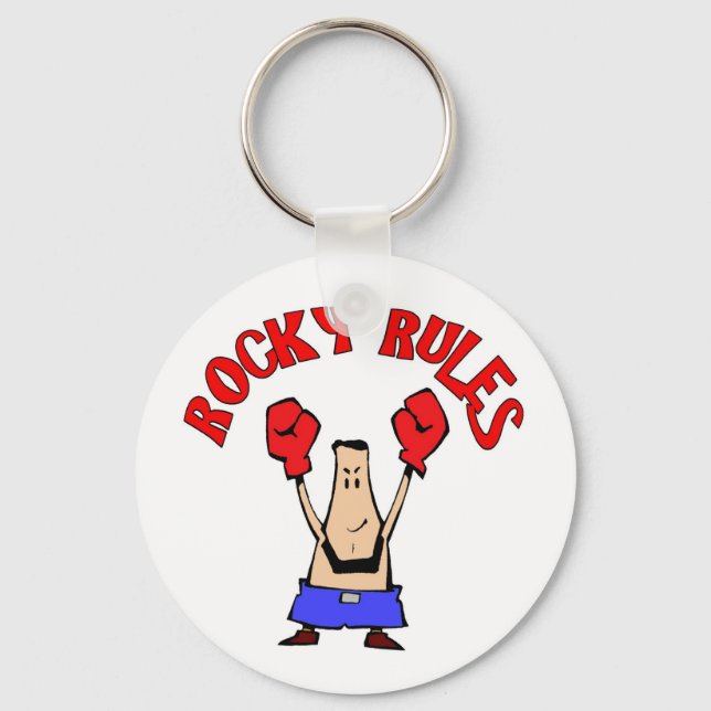 Porte-clés Rocky Rules Philly (Recto)