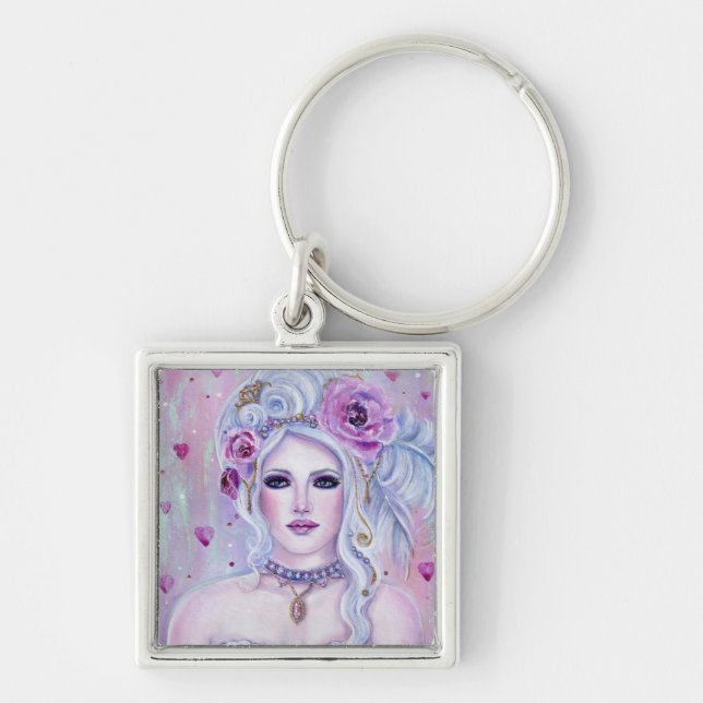 Porte-clés Rococo valentine fantasy art by Renee Lavoie    (Devant)