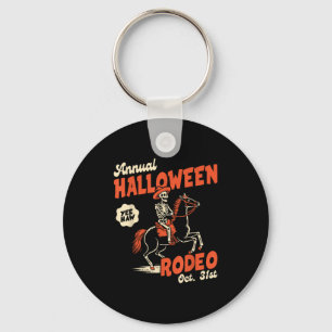 Porte-clés Rodeo Halloween Cheval Western Cowboy Automne S
