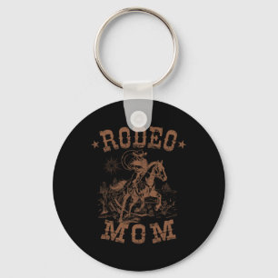 Porte-clés Rodeo Maman Occidentale Cowboy Maman Famille Corre