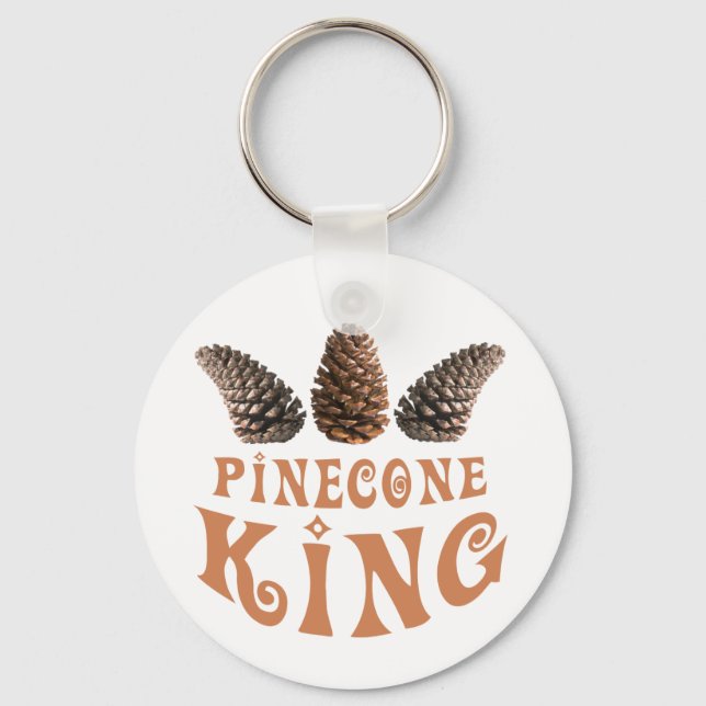 Porte-clés Roi de cône de pin (Recto)