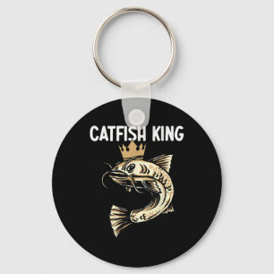 Porte-clés Roi du poisson-chat – Pêcheur passionné de pêche
