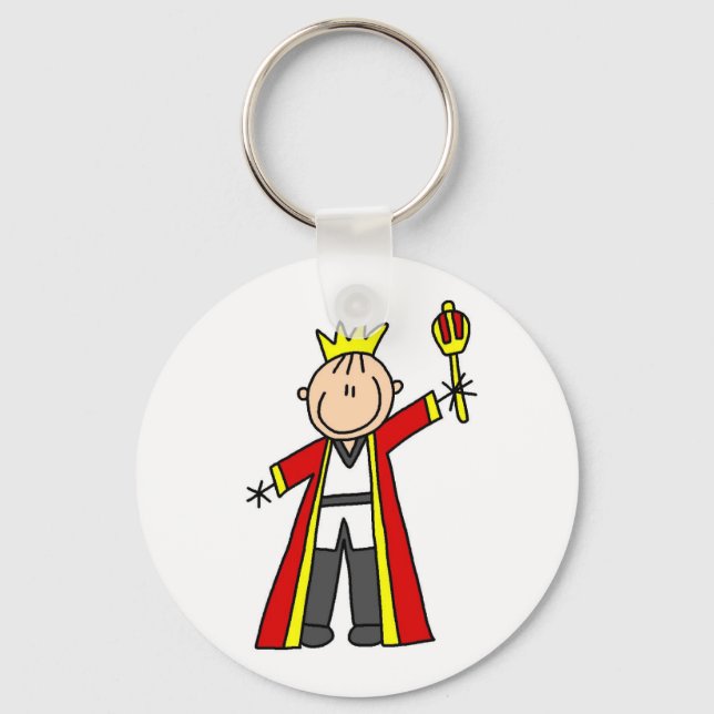 Porte-clés Roi Stick Figure (Recto)