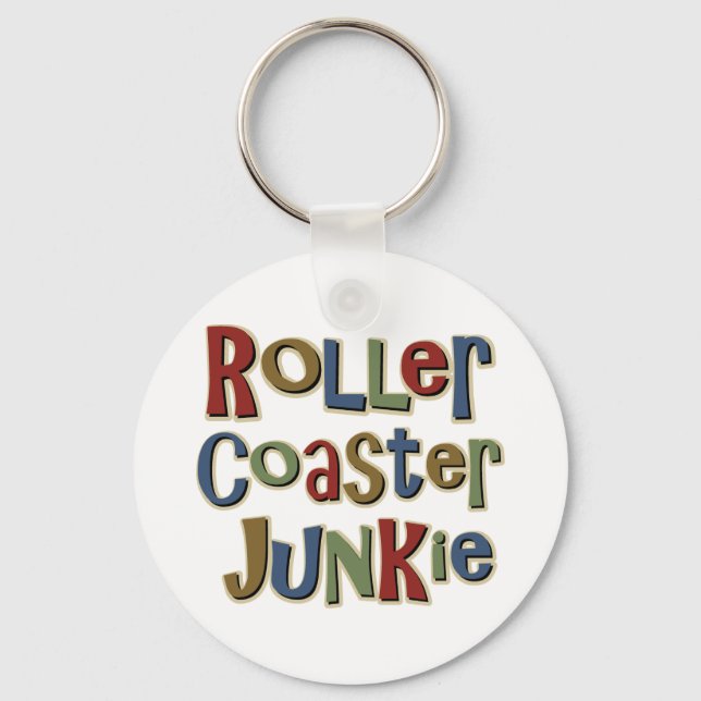 Porte-clés Roller Coaster Junkie (Recto)