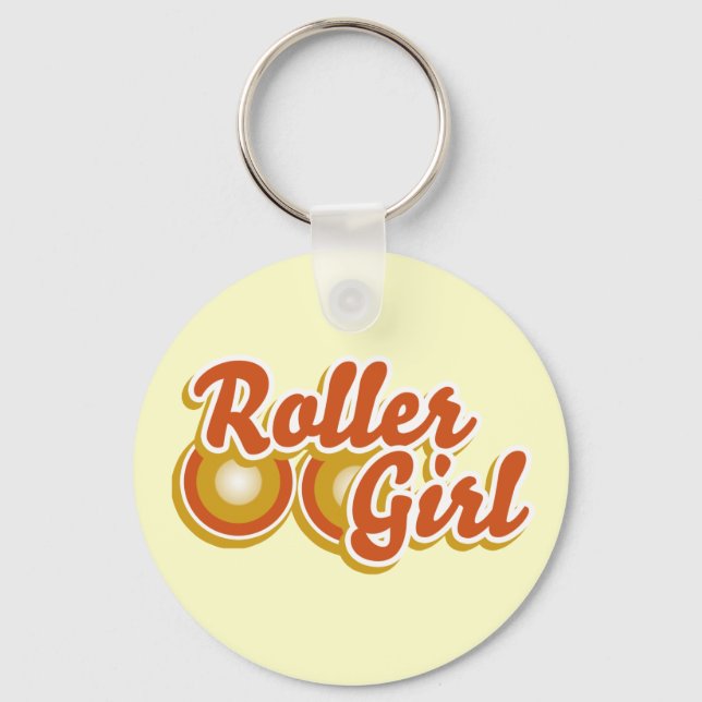 Porte-clés Roller Girl dans le Derby (Recto)