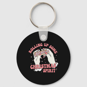 Porte-clés Rolling Up Un Esprit De Noël Gâteaux D'Arbre De No