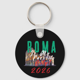 Porte-clés Roma est ma ville préférée
