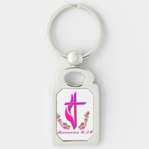 Porte-clés Romains 8:28 Marchandise chrétienne