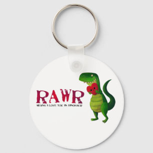 Porte-clés Romantic RAWR T-rex Dinosaur
