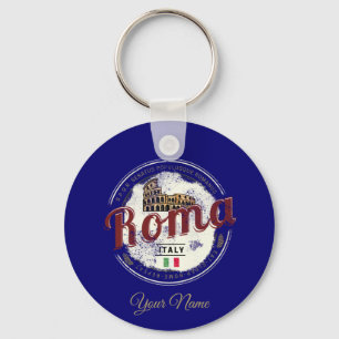 Porte-clés Rome Colisée Vintage Italie souvenir