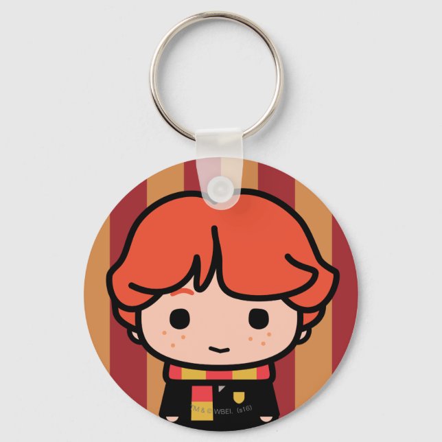 Porte-clés Ron Weasley Cartoon Character Art (Recto)