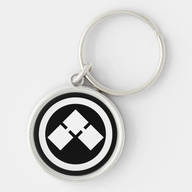 Porte-clés rond à chikiri (Devant)