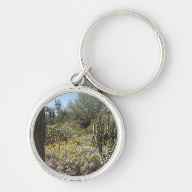Porte-clés rond du désert de Sonora (Devant)