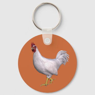 Porte-clés Rooster blanc