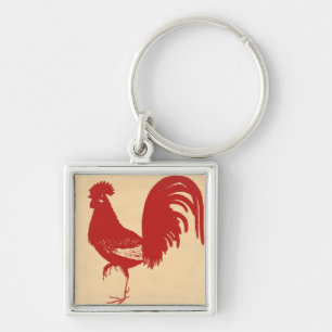 Porte-clés Rooster rouge