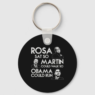 Porte-clés Rosa Martin Obama Afrique-Amérique Noire M