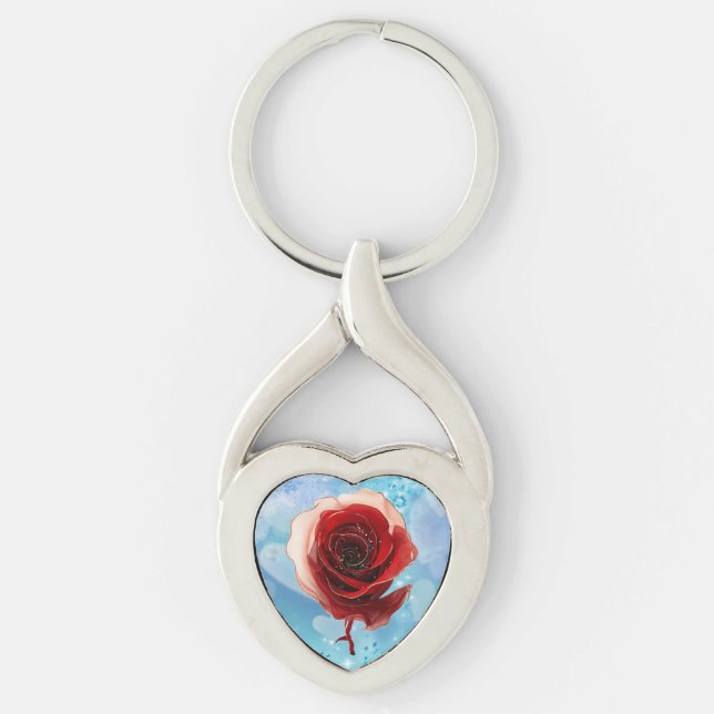 Porte-clés Rose (Devant)