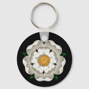 Porte-clés Rose blanc de York