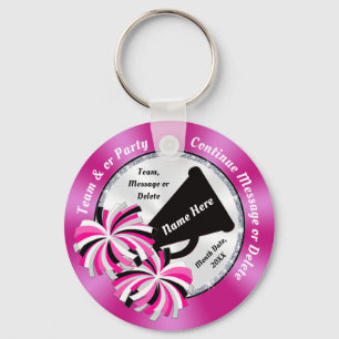 Porte-clés Rose, Blanc, Noir Personnalisé Porte - clés de la