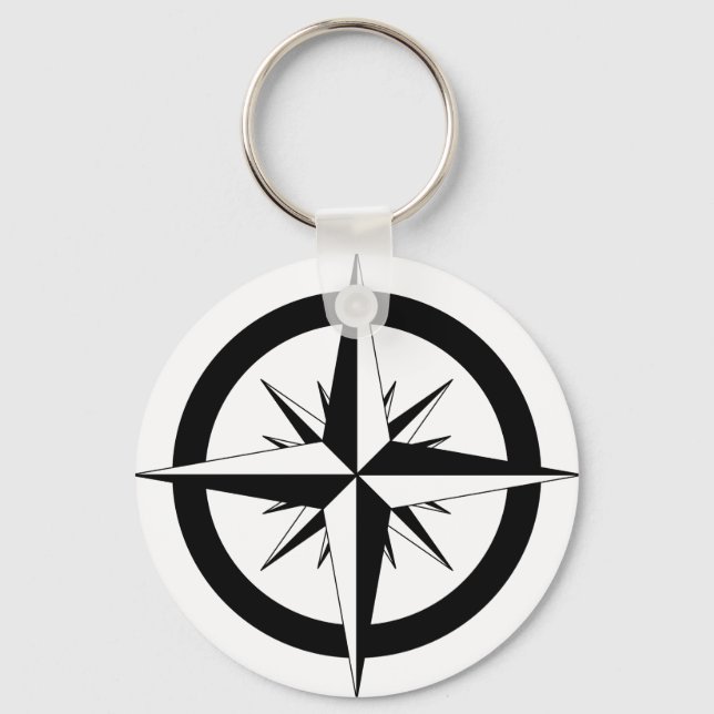 Porte-clés Rose Compass (Recto)