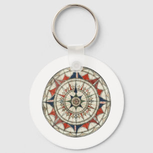 Porte-clés Rose Compass #5